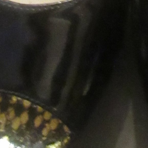 ENZO ANGIOLINI - Black Patent Leather Peeptoe Heels EA7TIMGA ~Sz 9.5 - Picture 11 of 11